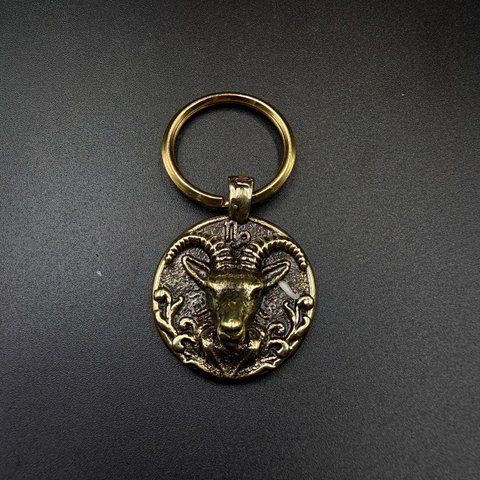 Брелок з латуні знак зодіаку "Козоріг" 9975939513315 фото